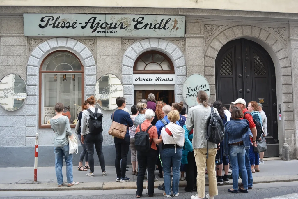 Jane's Walk Vienna 2018: Pliesseewerkstatt Renate Houska