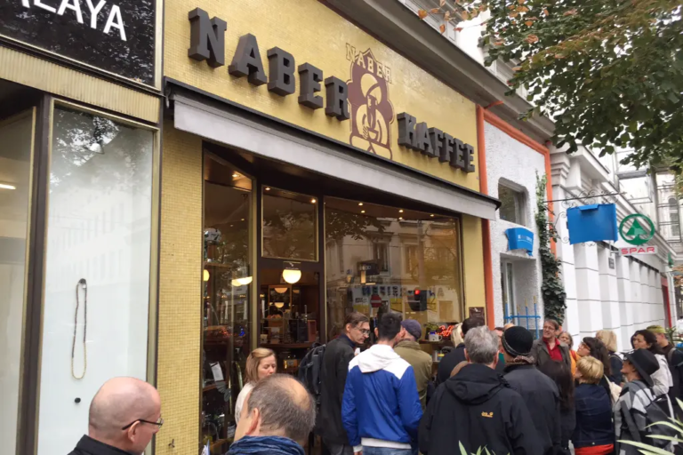 Sign Week Vienna Walk: Naber Kaffee / Schönbergers Kaffeebar